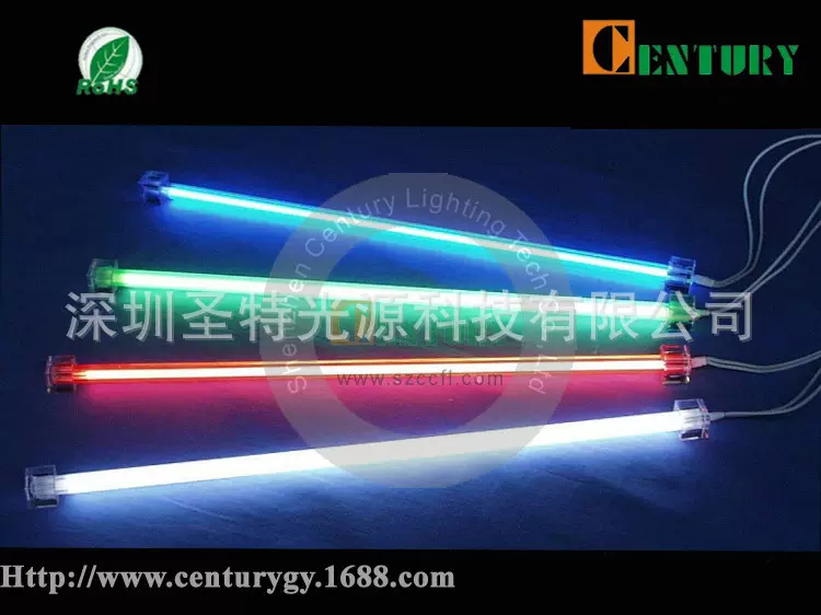 工厂直销亚克力彩色色CCFL直管200MM,CCFL冷阴极荧光灯亚克力直管