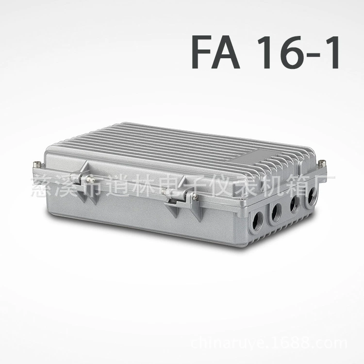 Литой под давлением алюминиевый корпус усилителя, наружная распределительная коробка FA-16-1 80*185*280 с выходным отверстием
