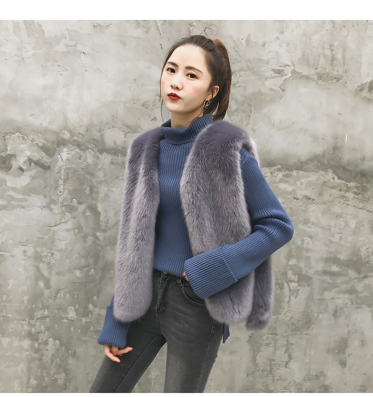 Gilet femme en Imitation laine - Ref 3318274 Image 27