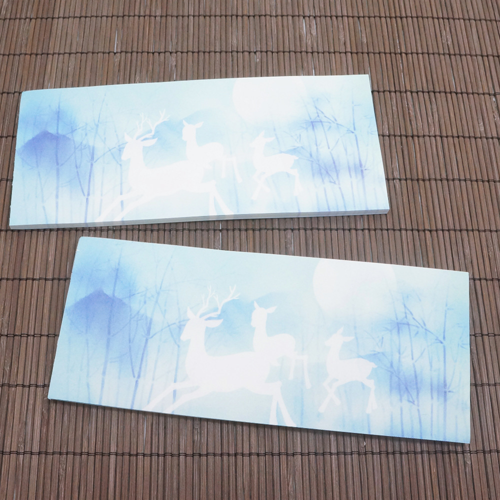 대나무 숲의 사슴 그림자