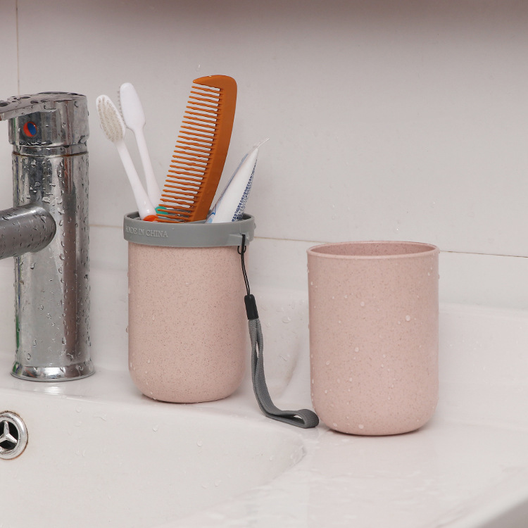 Wheat Straw Travel Storage Cup Image 18
