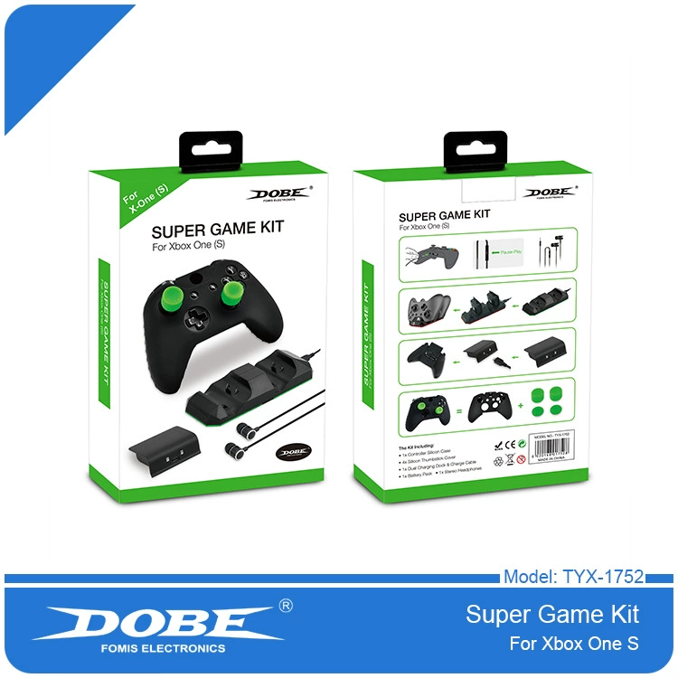 XBOX One двойная зарядка Xbox One X/S комплект игровых батарей чехол силикон TY-1752