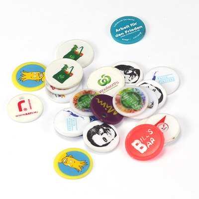 厂家批发积分代金币透明ps塑料币定制钥匙扣超市购物代币|ru