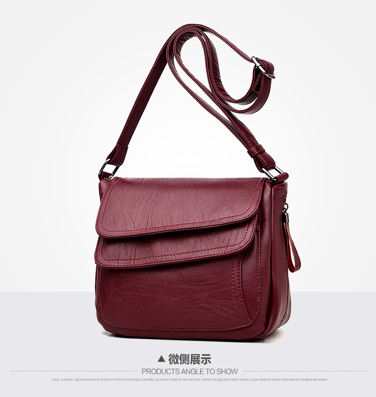 Korean version PUShoulder bag (Taro purple)NHPB0326-Taro purple