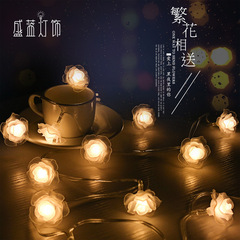 求婚布置LED玫瑰花燈串KTV酒店主播婚慶攝影房間裝飾燈串