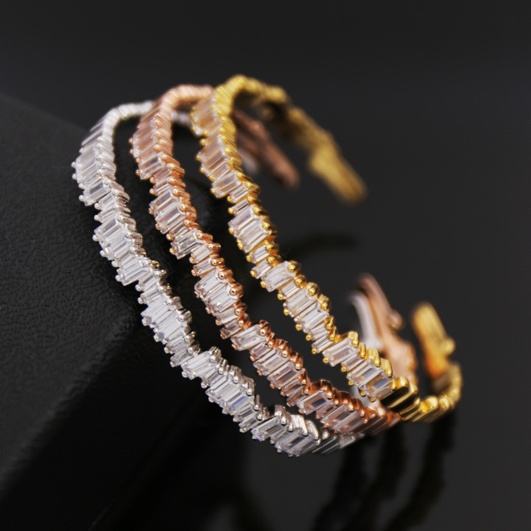 Fashion party queen's personality trendy and sparkling rectangular…