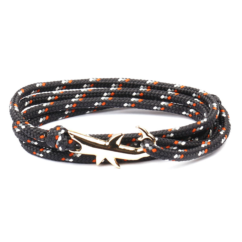 10g Weight Bracelets Classification Alloy, rope Chain Material 1 Piece Quantity Holiday, Daily, Street Occasion Alloy, rope Material Shark Pattern Men's Gender Layered Design Casual, Simple Style Style Casual Simple Style Shark Alloy Rope Layered Men's Bracelets Men's Chain Bracelets 18