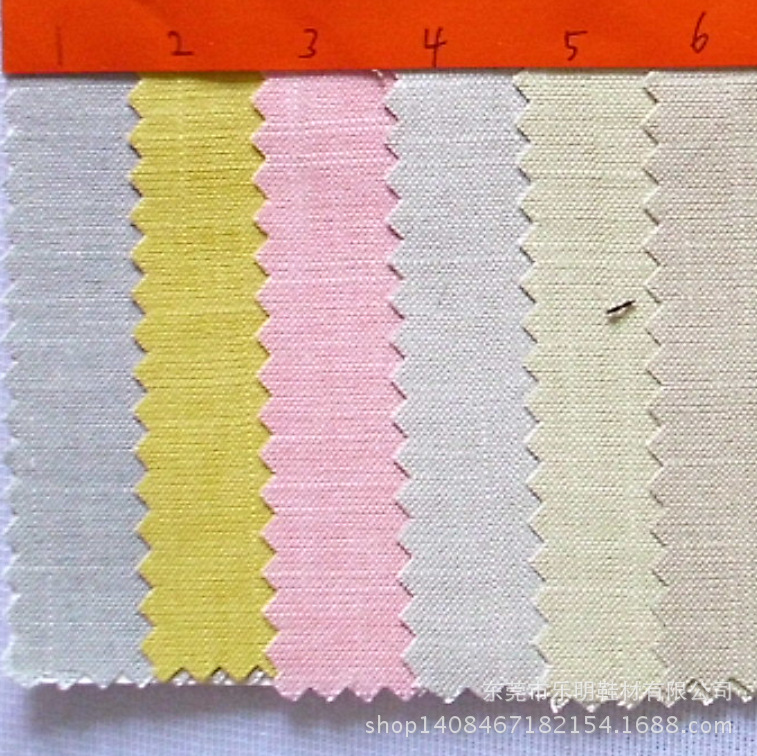 FB027单滑竹节麻布14*14鞋材手袋箱包面料