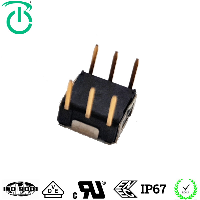 台系品质7*7插件6脚防水4/10/16档旋钮编码开关