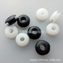 東莞龍三廠家批發內徑4mm護線環PVC軟質護線圈黑色白色