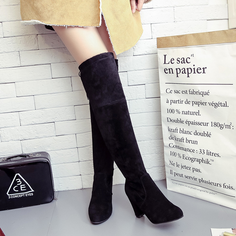 Bottes femme en Daim - Ref 3354742 Image 37