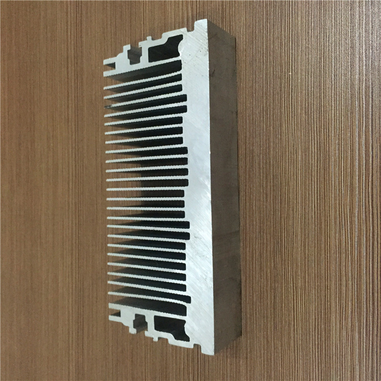 厂家供应挤压散热器铝材 各类梳子形异形散热器铝型材