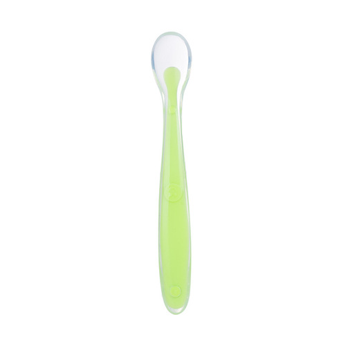 Paibabet baby full silicone spoon children's tableware feeding tableware silicone spoon silicone soft spoon 70614