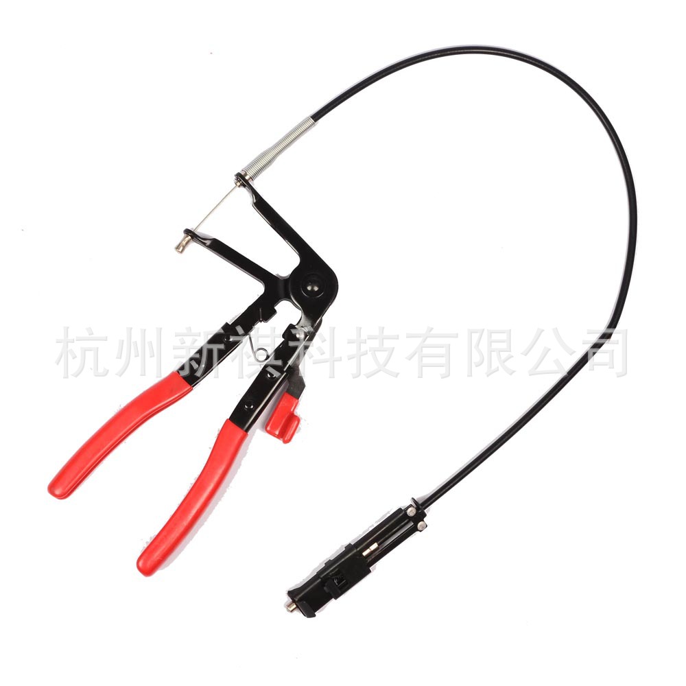 软管喉式管束夹卡箍钳可弯式喉式夹钳汽车水管钳钳碳钢材质车用