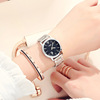 Fashionable waterproof steel belt for beloved, quartz watch, wholesale