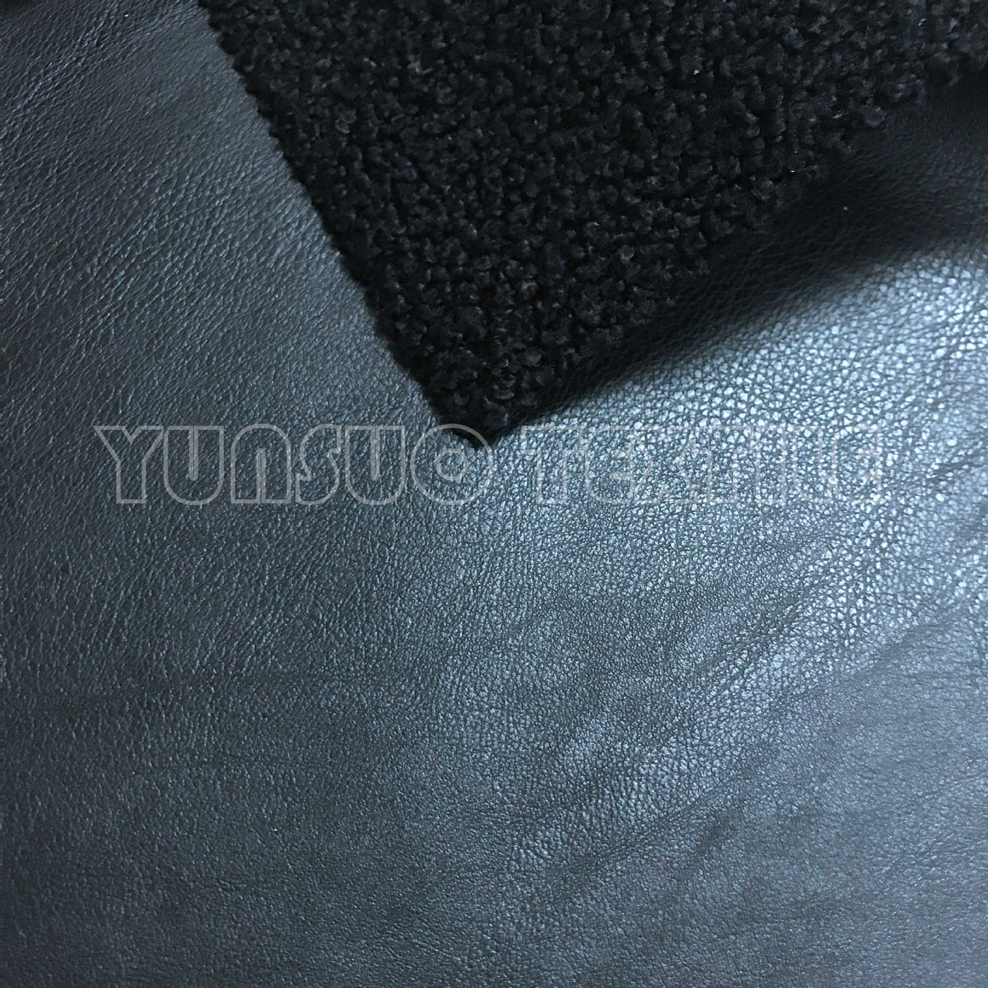 皮毛一体 水性PU 不含DMF 人造革服装面料