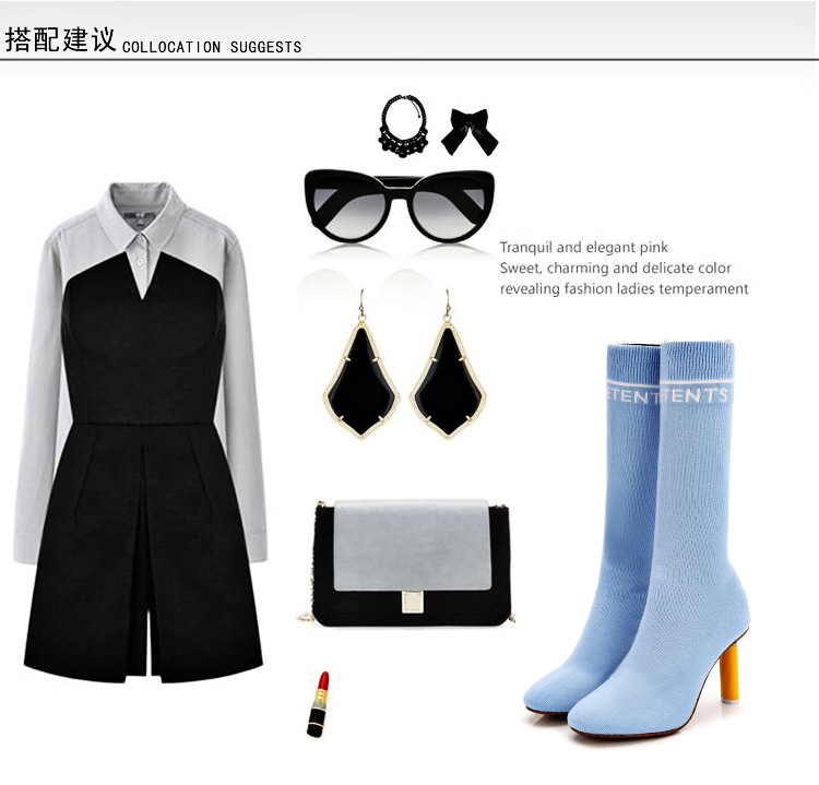 Bottes femme HUI HUIMEI en Laine - Ref 3355455 Image 22