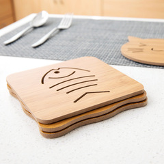 Cartoon placemats dining table mats heat insulating mats home use anti-scald anti-heat mats dish mats pot mats bowl mats Western-style mats cup mats