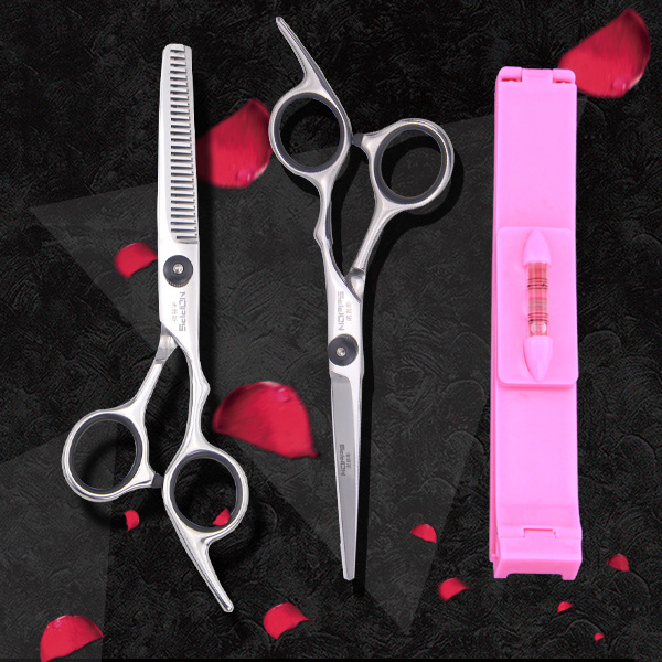 Tijeras profesionales de peluquería tijeras de corte de pelo fino flequillo herramientas de artefacto traje al por mayor