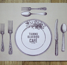 廠家直銷 一次性環保雙膠 餐廳 墊餐紙 點餐紙 彩色印刷定制