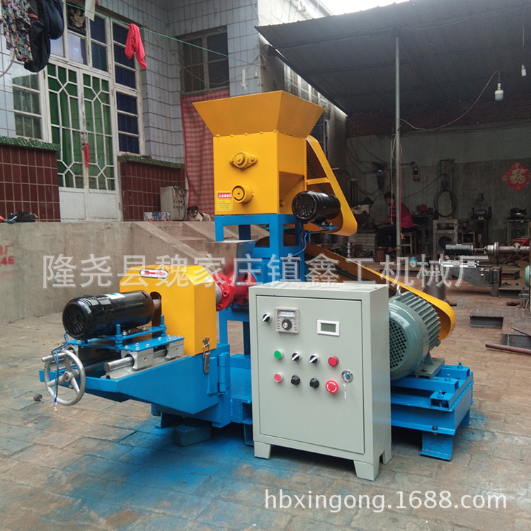 鑫工膨化机 饲料膨化机 狗粮生产设备 狗粮饲料颗粒