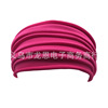 Fashionable headband, elastic colored sports scarf for mother, European style, absorbs sweat and smell