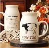 Manufacturer supply ceramic cup milk cup couple home daily creative water cup birthday gift mug