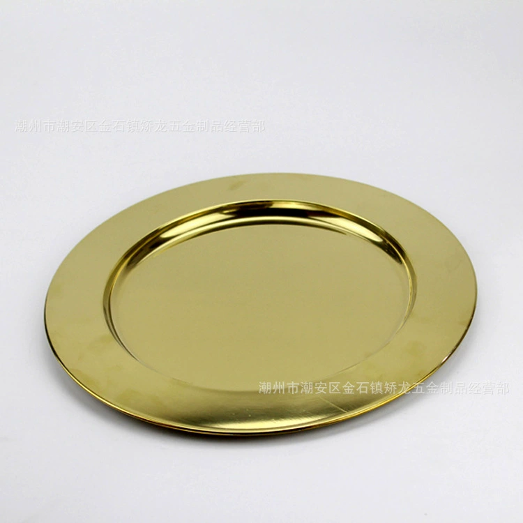 Нержавеющая сталь Золотое зеркало Круг Сферический диск Буфет Диск Отделение для отеля Ресторанов Продукты оптом