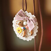 Design cute retro accessory handmade, brooch from pearl, necklace