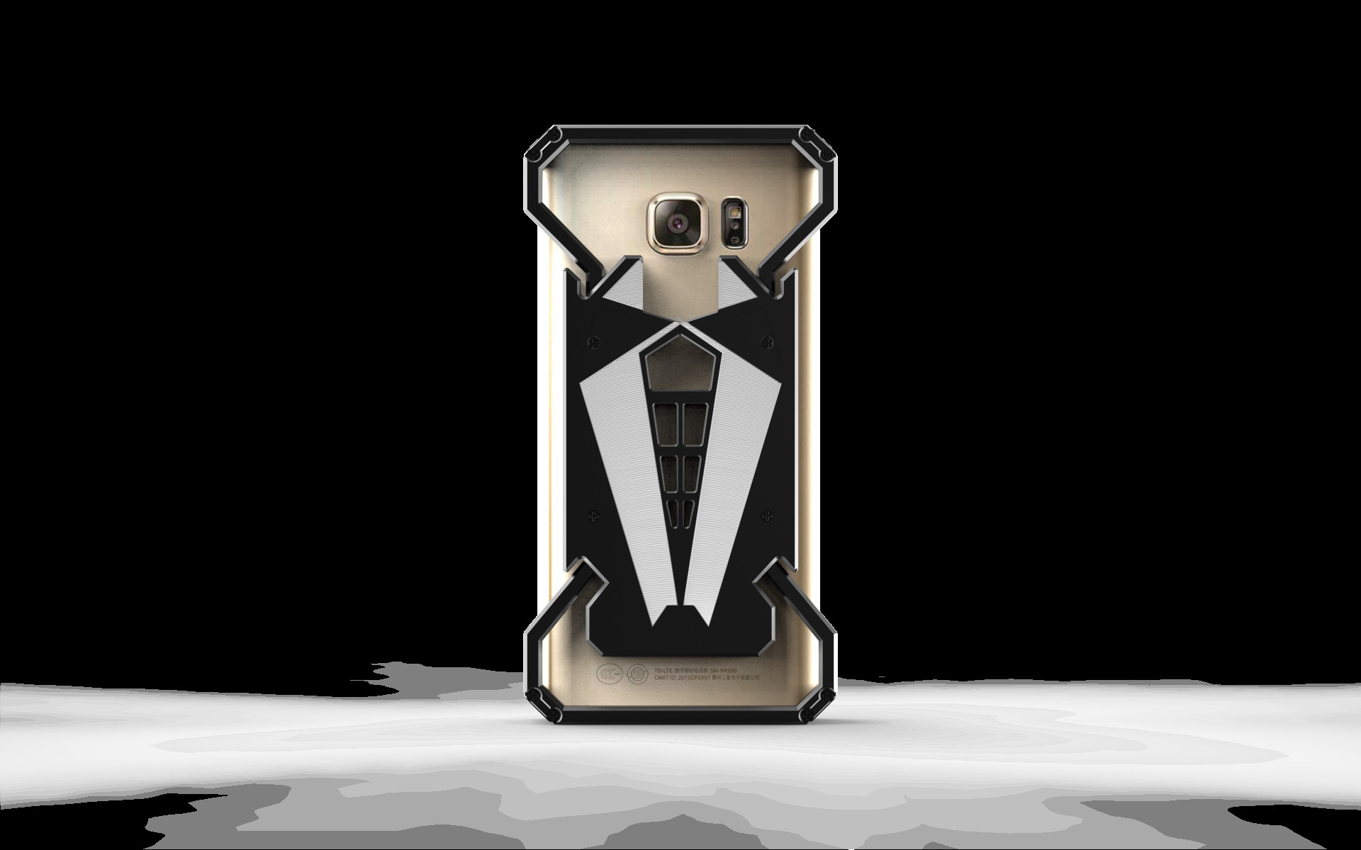 S.CENG Spider-Man Shockproof Aerospace Aluminum Metal Shell Case Cover for Samsung Galaxy Note 5