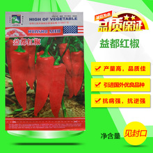牛角红泡椒辣椒种子青红两用辣椒种籽红椒辣椒酱基地蔬菜种孑
