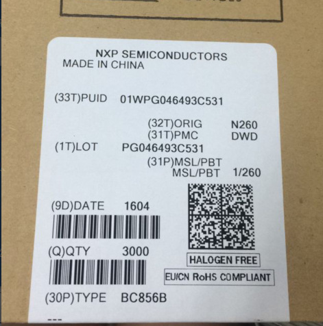 BC856B 丝印3B【出售原装】SMD通用晶体管 PNP 深圳现货 140/盘