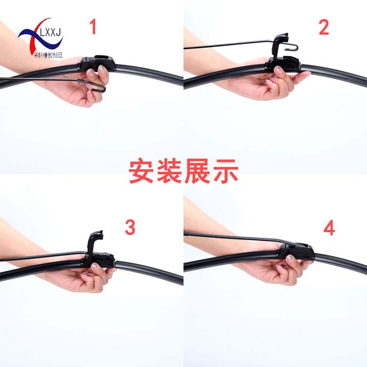 通用汽车型无骨雨刷器胶条无骨雨刮片雨刮器电动车轿车雨刷器
