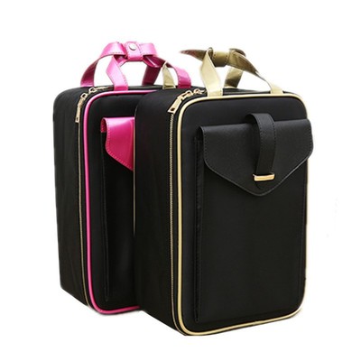 批发收纳隔板大号美甲箱 纹绣箱 专业化妆箱跟妆手提式大容量可