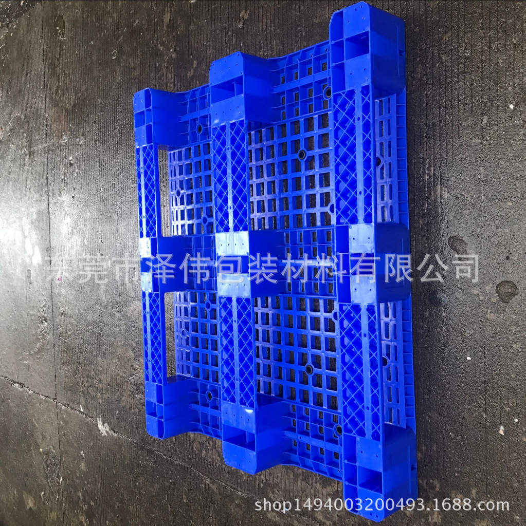 厂家直营卡板塑胶托盘地台板卡板防潮板川字仓库车间叉车卡板