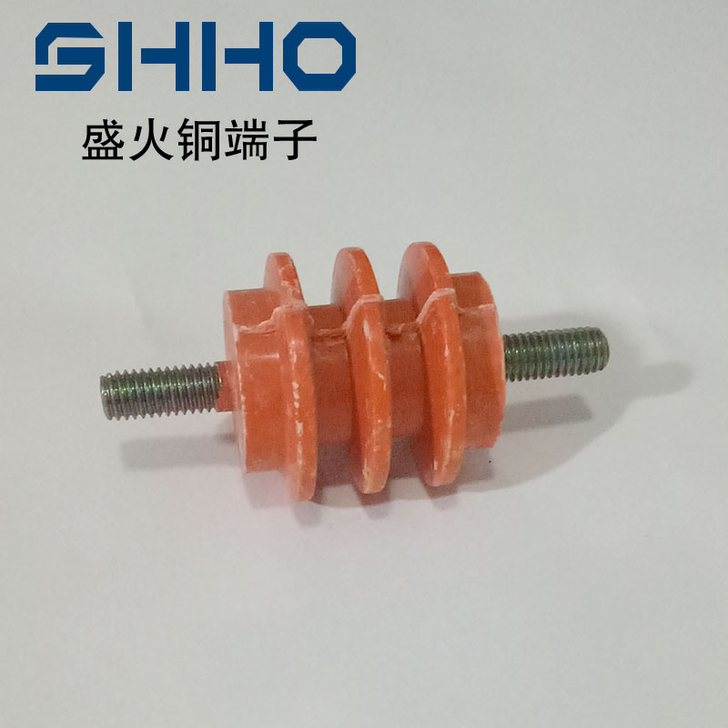 25*25 M6杆 黄色绝缘子 低压绝缘子 配电柜绝缘子 玻圈绝缘子|ms