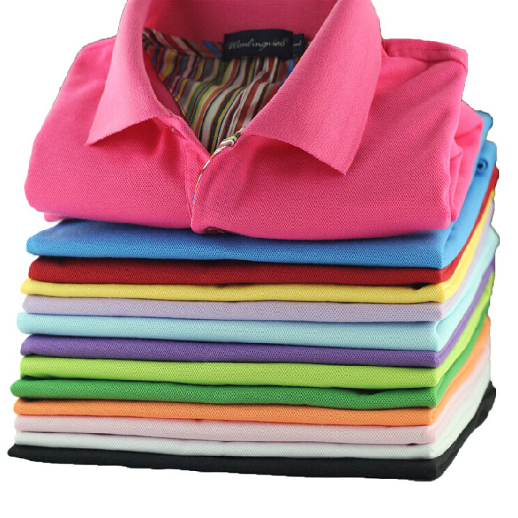 summer Lapel man shirt quality Short sleeved Men's coverall Solid Team clothing Customizable logo