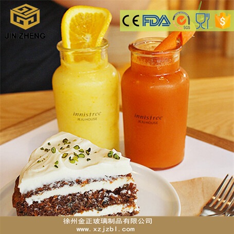 创意餐饮瓶 奶茶冷饮店专用玻璃瓶 厂家库存批发 250ml 500ml
