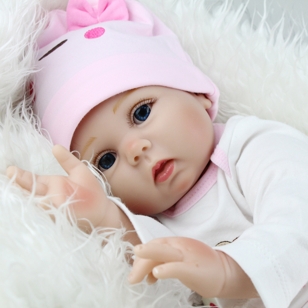 Reborn Baby Dolls Vinyl Silicone Baby Girl Doll Real Life ...