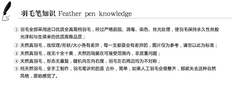 羽毛笔知识