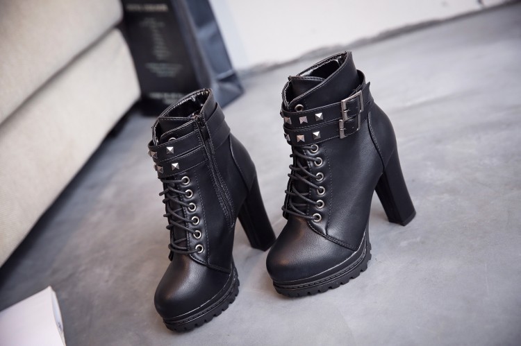 Bottes femme en PU artificiel - Ref 3354696 Image 22