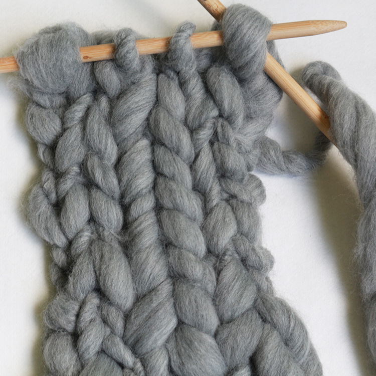 竹节大肚纱1/0.1NM70%腈纶30%羊毛4cmDIY超粗毛线竹节冰岛毛纱