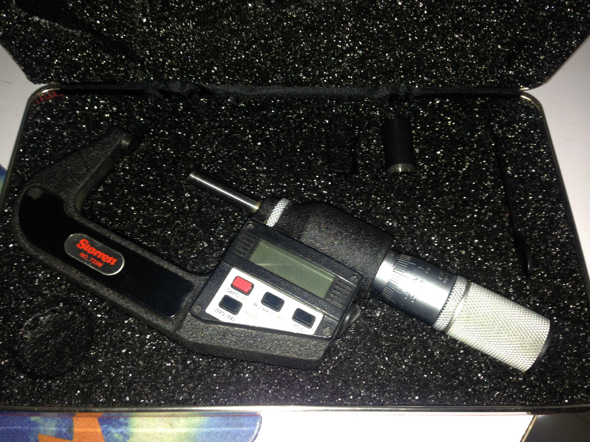 施泰力电子数显外径千分尺 V型测砧外径千分尺733系列0-25-50-75