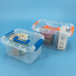 Пластиковый ящик для хранения, прозрачная коробка для хранения, косметическая игрушка, система хранения, защита при падении