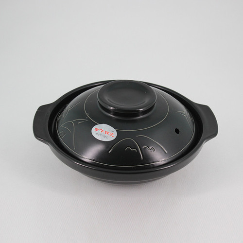 Jinhua Lithium Porcelain Casserole Ceramic Casserole Commercial Casserole Household High Temperature Resistant Casserole Household High Temperature Resistant Claypot Rice