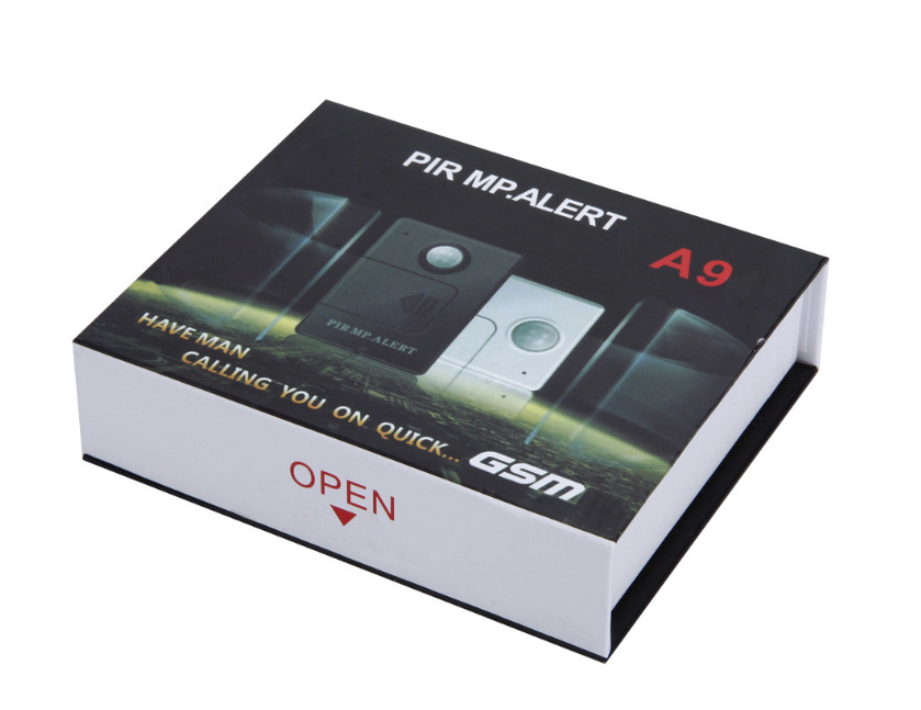 A9红外人体感应电话自动回拨迷你型GSM家用防盗定位报警器 APP