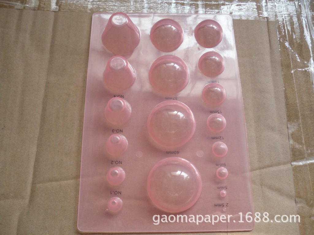 衍纸凹凸造型器 衍纸球形模板 衍纸花盆制作模板 衍纸工具|ms