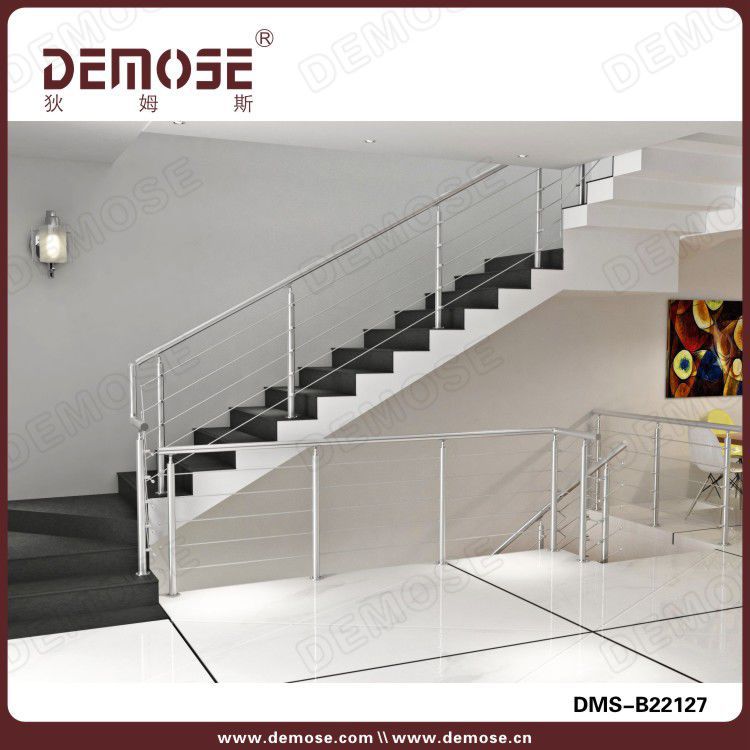 狄姆斯阳台不锈钢护栏钢索栏杆 拉丝栏杆 护栏