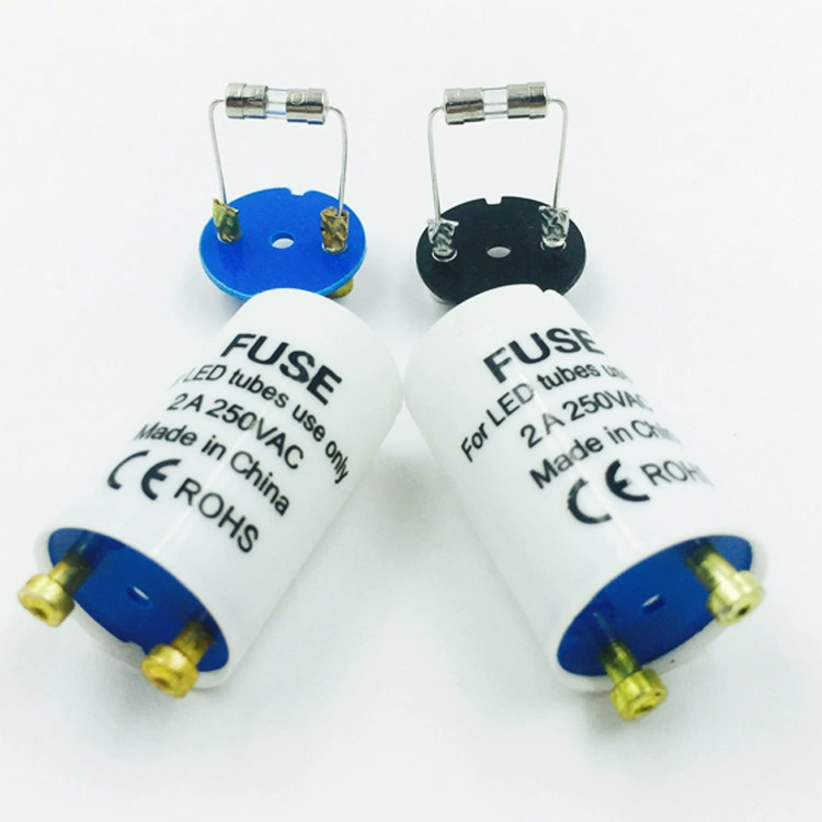 镭雕1A250VLED启辉器 650度针焰测试澳州用HRC款T9LED灯管启辉器