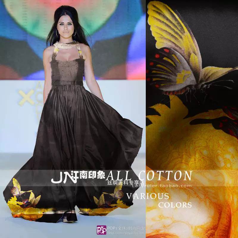 Silk cloth, dress, European style
